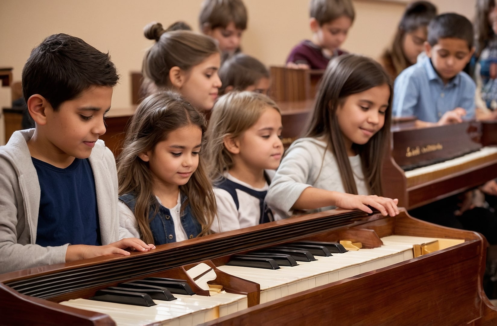 Clases inmersivas de música para niños